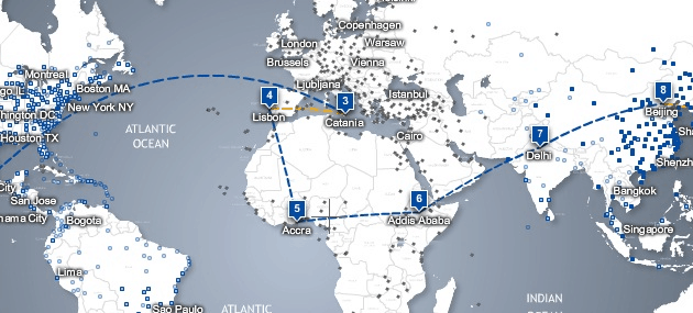Around the World Air Travel for Under $300