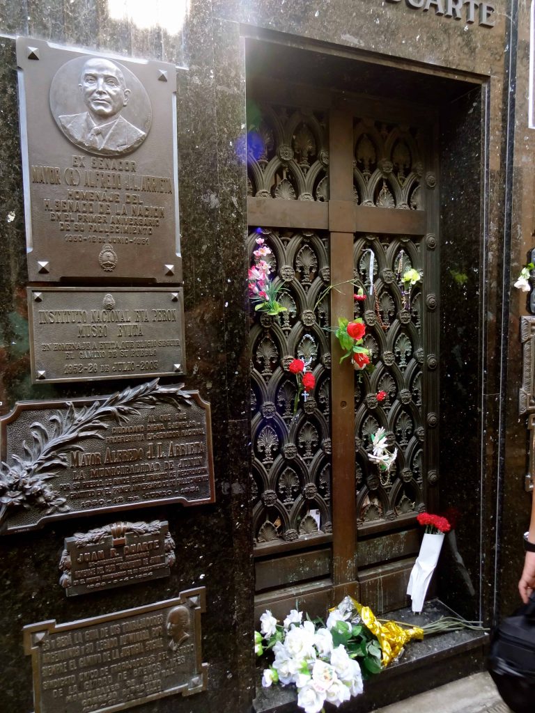 Eva Perón's grave