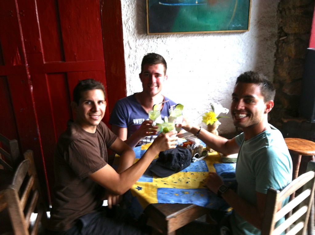 First caipirinhas