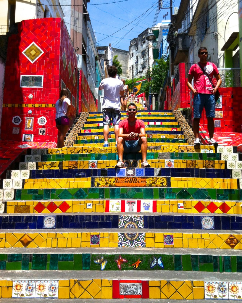 Escadaria Selaron in Rio de Janeiro Escadaria Selaron in Rio de Janeiro