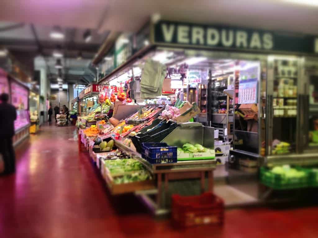 A mercado in Madrid