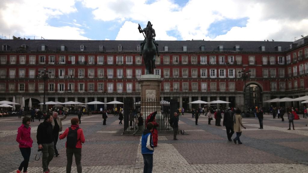 Plaza Mayor in Old Madrid
