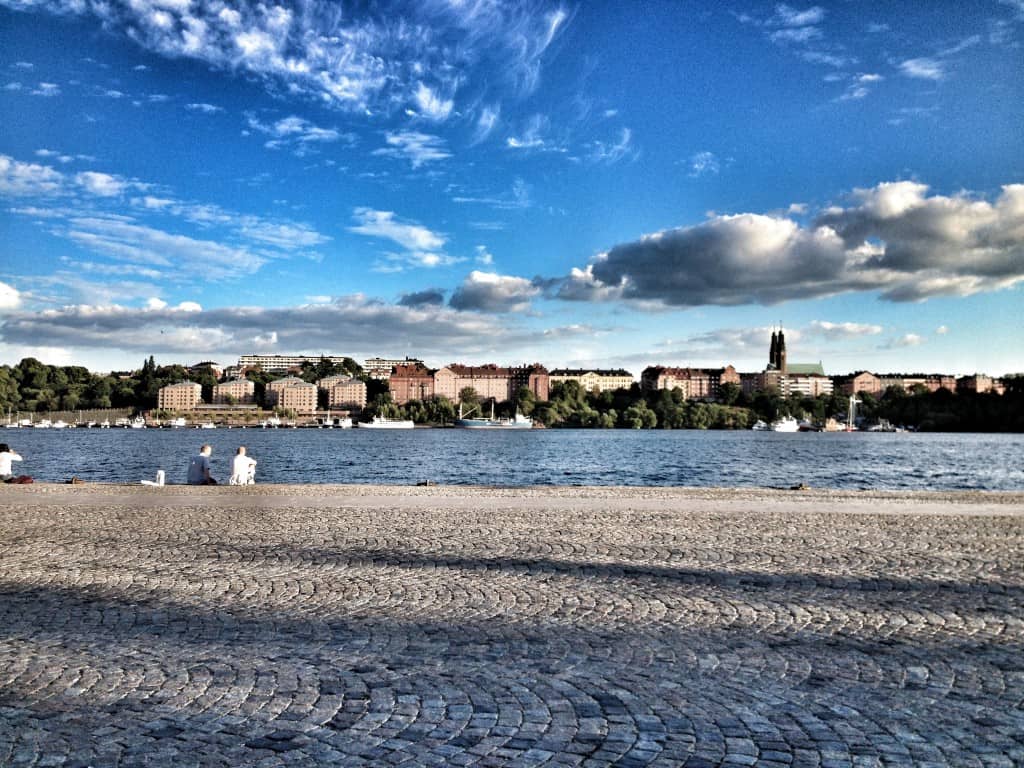 View of Stockholm along the water