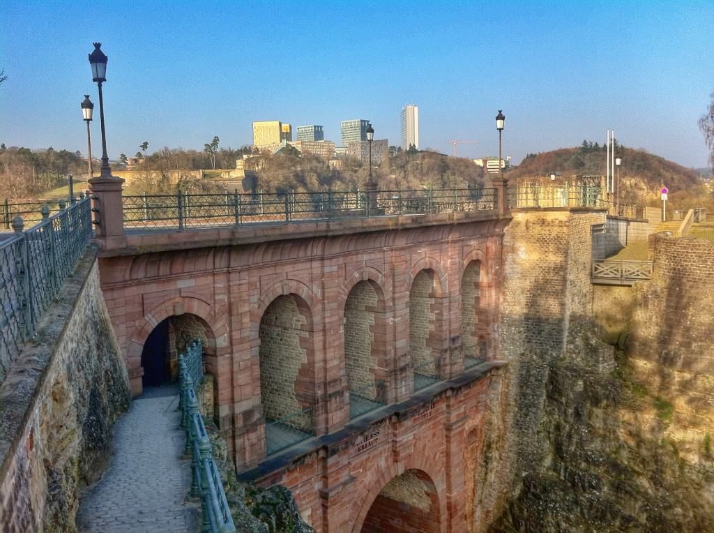 Entrance to the Casemates du Bock in Luxembourg