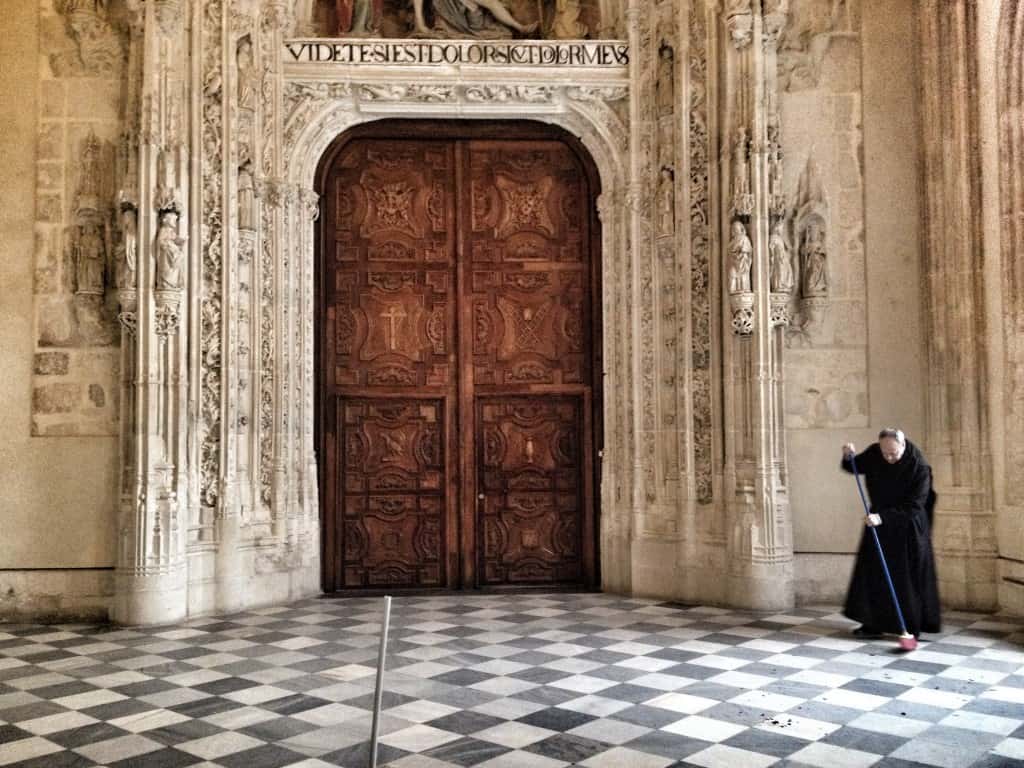 Entrance of the Monastery of Santa Maria de El Paular