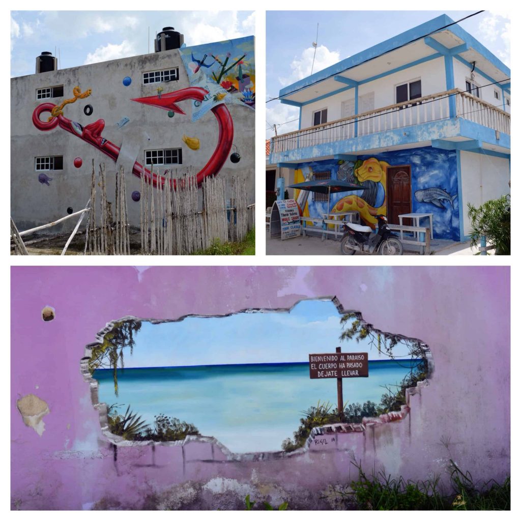 Street art in Isla Holbox