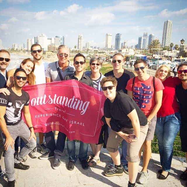 Group shot in Tel Aviv